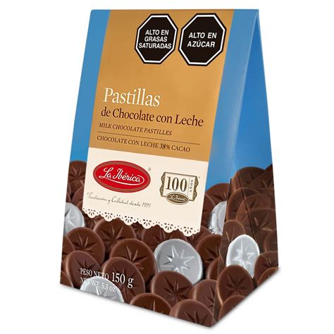 La Iberica Pastillas Chocolate con Leche 38% - Peruchos Food