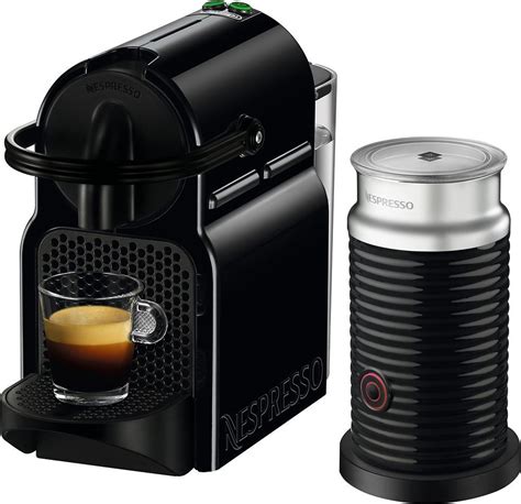 DeLonghi - Nespresso Inissia Espresso Maker/Coffeemaker/Milk Frother - Black | Best espresso ...