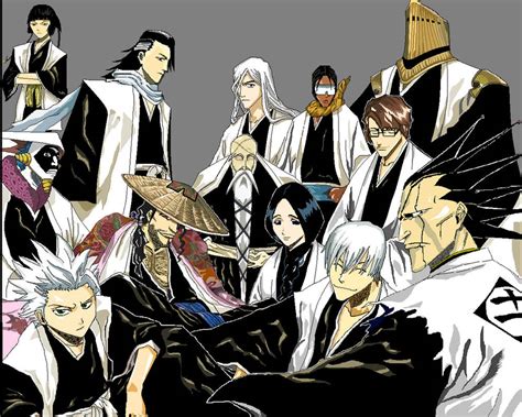 All bleach captains by TheCirroBros on DeviantArt