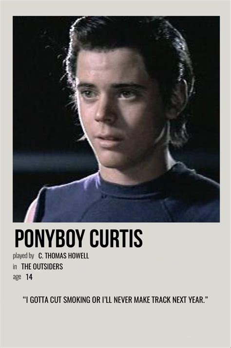 Ponyboy Curtis The Outsiders