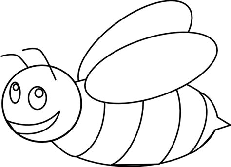 Bumble Bee Outline | Bee coloring pages, Bee outline, Bee stencil