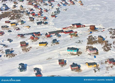 Colorful Houses in Greenland Stock Photo - Image of home, greenland ...