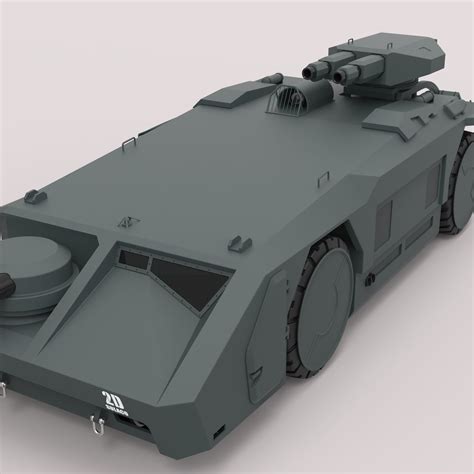 Armored personnel carrier М577 from the movie Aliens | CGTrader