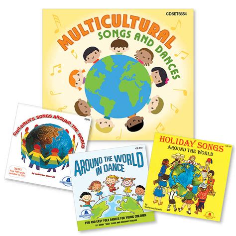 TeachersParadise - Educational Activities Multicultural Songs and Dances, 3 CD Set - ETACDSET5654