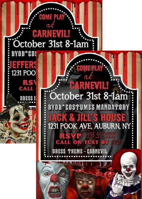 Pin on Halloween Invites