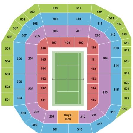 Wimbledon Centre Court Seating Chart - bmp-napkin