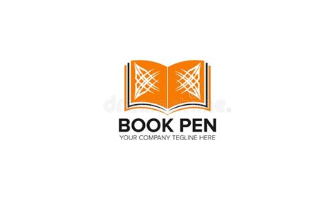 Unique Book Pen Logo Design Stock Vector - Illustration of template, graphic: 230270356