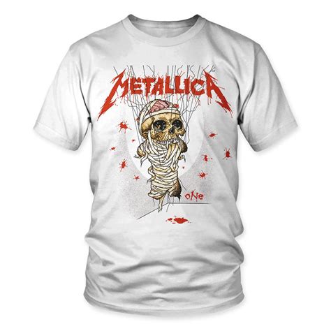 Products | One Classic White T-Shirt | T shirt, Metallica shirt, Shirts