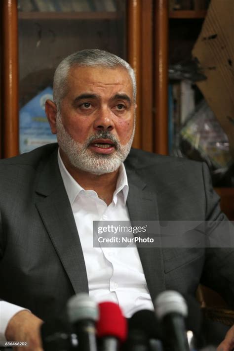 Senior Hamas leader Ismail Haniya, and leader of Hamas in the Gaza ...