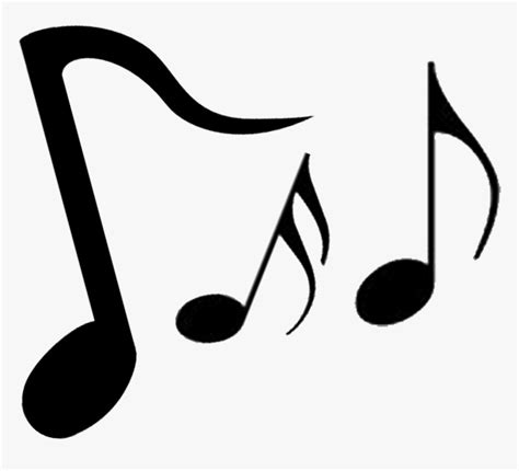 Music Black And White Music Notes Black And White Music - Music Note Silhouette Png, Transparent ...