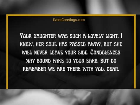 25 Comforting Loss of a Daughter Quotes – Events Greetings