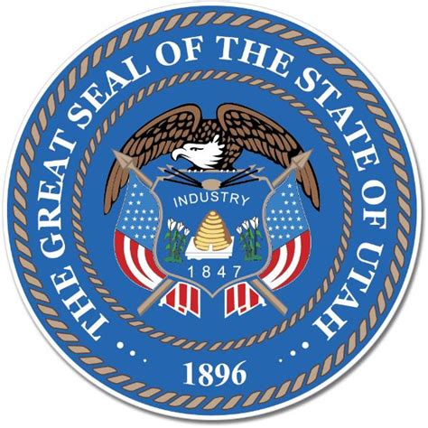 Utah State Seal Wall Window Car Vinyl Sticker Decal