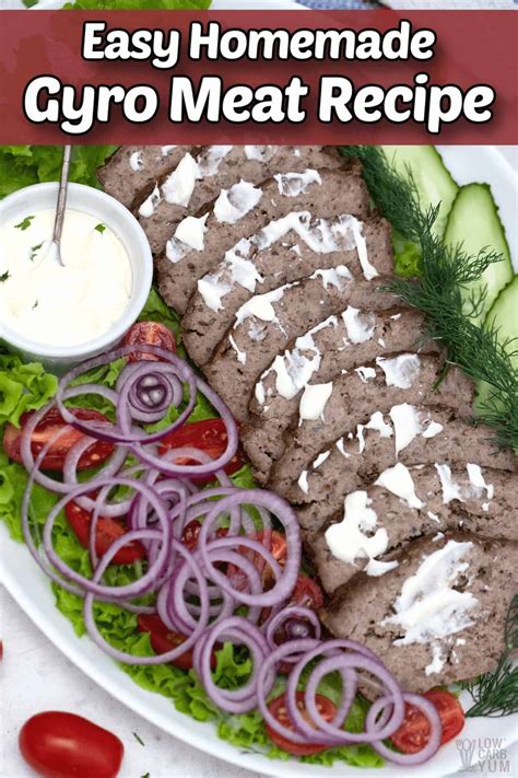 Homemade Gyro Meat Recipe (Keto) - Low Carb Yum