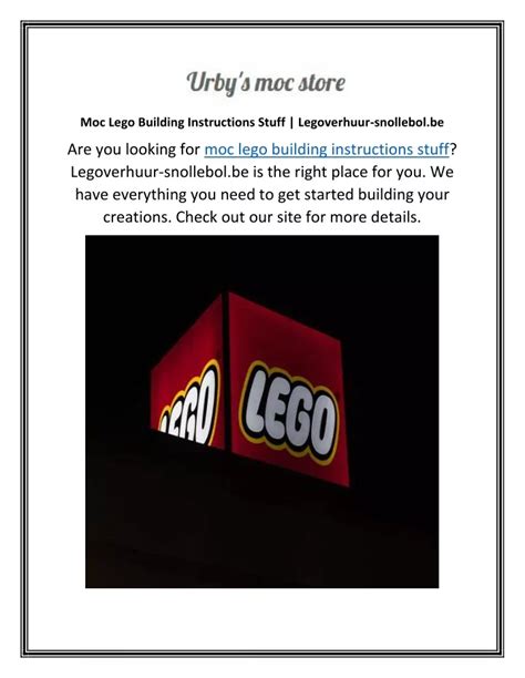 PPT - Moc Lego Building Instructions Stuff Legoverhuur-snollebol.be ...