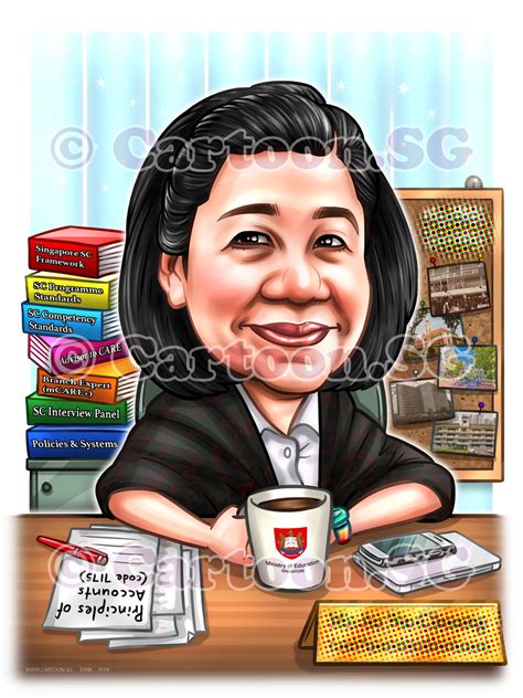 Retirement Gift – Caricature Artists Singapore, Cartoon.SG