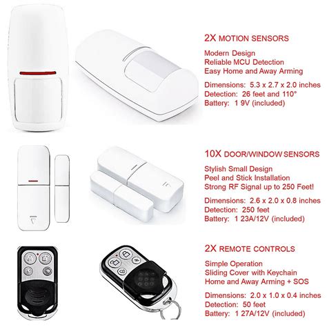 Wireless Home Security System - DIY Alarm System with Cameras