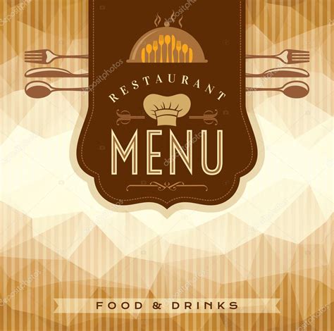 Restaurant menu card design Stock Vector by ©arrtfoto 126120384