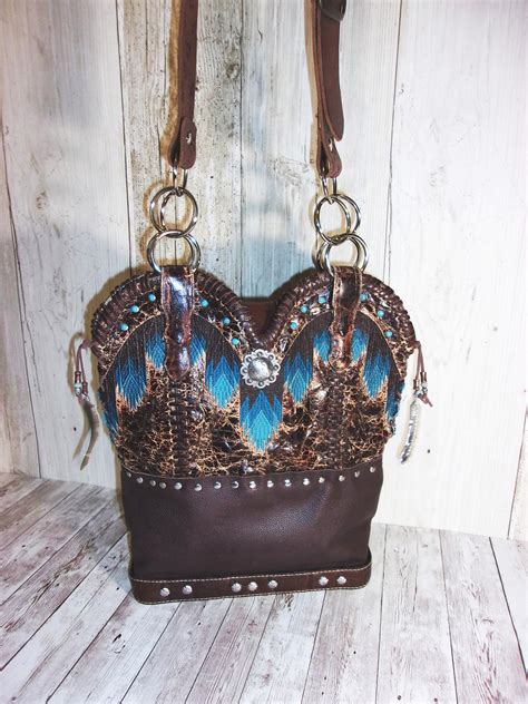 Western Handbag Western Purse Western Shoulder Bag Cowboy | Etsy