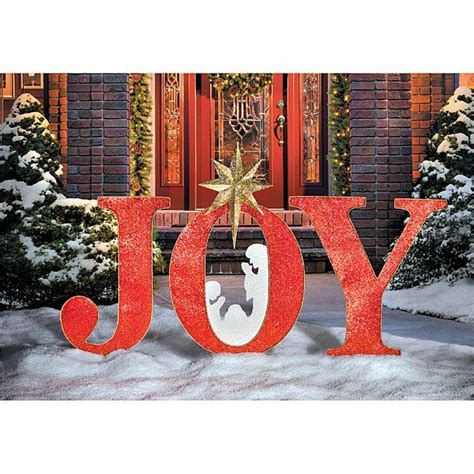 20+ Christmas Joy Sign Outdoor Decor - MAGZHOUSE