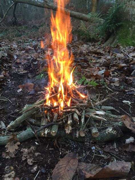 First flint and steel fire | BushcraftUK Community