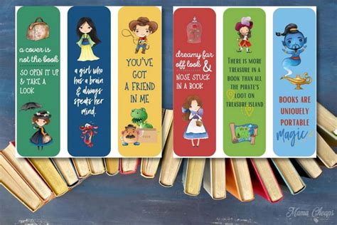 Printable Disney Bookmarks - Mama Cheaps®