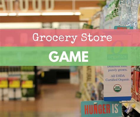 A Grocery Store Game From Safeway - Mom Resource