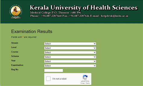 KUHS Results 2021 (Out !!!) | Download Kerala University UG/PG Result