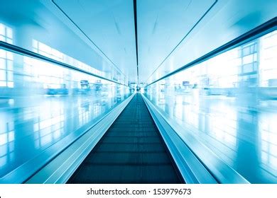 Escalator Interior Airport Stock Photo 153979673 | Shutterstock