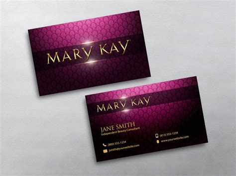 Mary Kay Business Cards | Free Shipping | Mary kay business cards, Mary ...