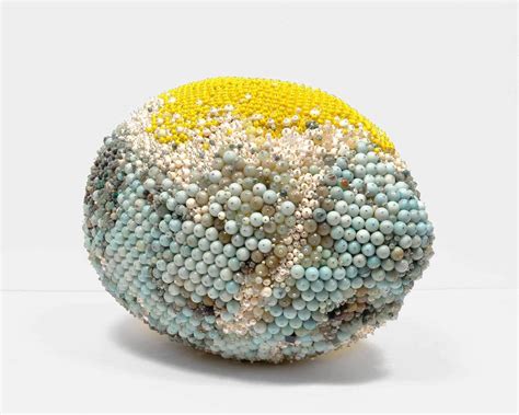 Moldy Fruit Recreated as Dazzling Beaded Art Sculptures