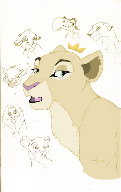 Queen Nala in 2022 | Lion king, Sketches, Character