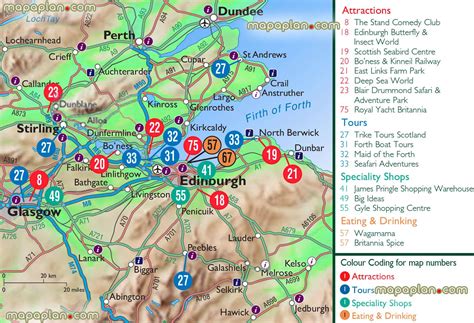 Tourist Map Of Edinburgh Scotland – Tourism Company and Tourism Information Center