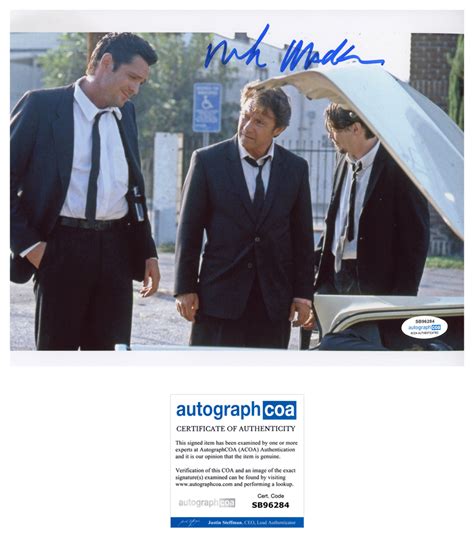 Michael Madsen Donnie Brasco Signed Autograph 8x10 Photo ACOA | Outlaw ...