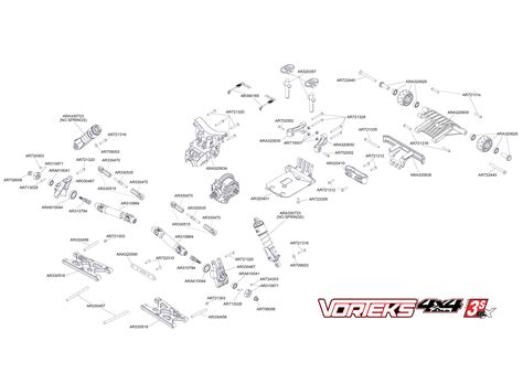 Arrma Vorteks Exploded View