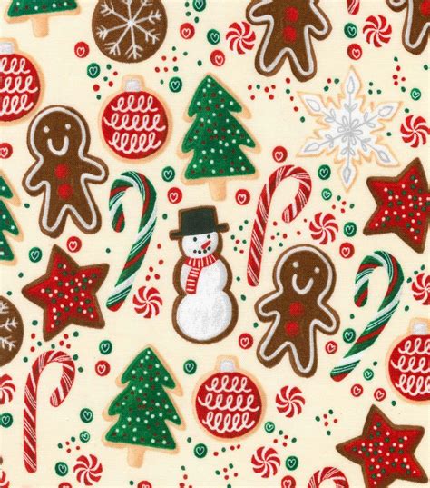 Cookies Party Christmas Cotton Fabric | JOANN | Christmas fabric, Holiday fabric, Joanns fabric ...