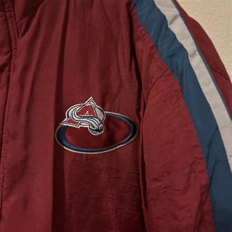 Logo athletic NHL Colorado Avalanche jacket - Depop