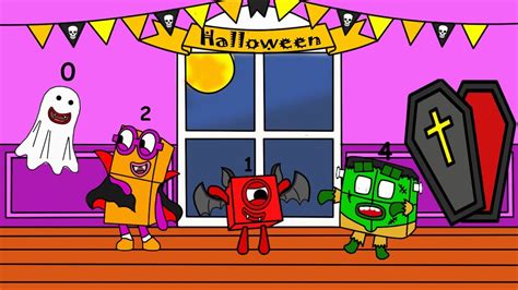 Halloween party Numberblocks - Numberblocks fanmade coloring story ...