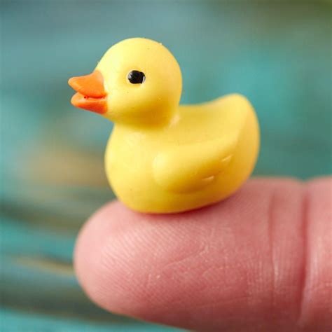 Dollhouse Miniature Rubber Ducky - Nursery Miniatures - Dollhouse ...