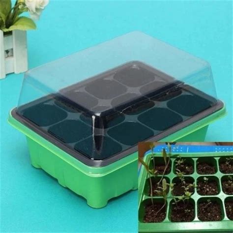 Dropship Seed Planting Box Pot/Container/Planter 12 Holes Seeds ...