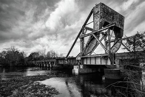 Ashepoo River Railroad Bridge, South Carolina Photograph by Dawna Moore ...