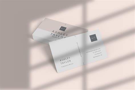 Clean Business Card Mockup - Design Cuts