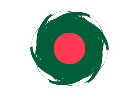 Bangladesh flag design illustration, icon flag design with elegant ...