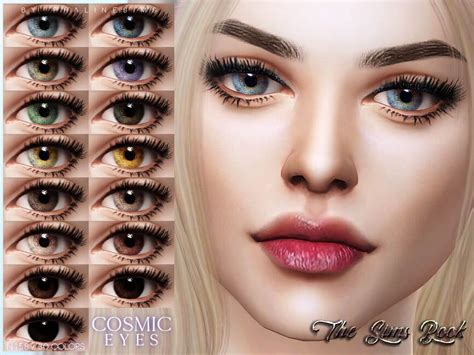 Sims 4 Cosmic Eyes Color N158 | Sims 4, Sims 4 tsr, Sims 4 piercings