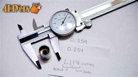 DIY: Reading a Dial Vernier Caliper (Imperial) | Doovi