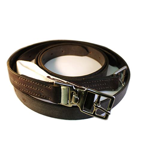 Extendable Stirrup Leathers (58" x 1-1/4") (Made in England) - Ploughman's Saddlery & Belts