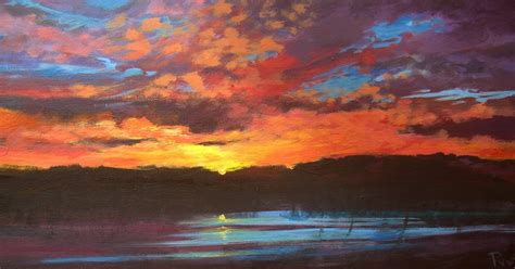 sunset-paintings.co.uk: Impressionist Sky