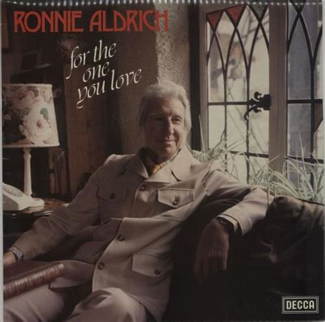 Ronnie Aldrich For The One You Love UK vinyl LP album (LP record) (750305)