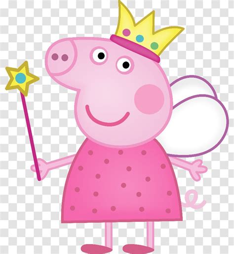 Daddy Pig Princess Peppa Clip Art - Party Hat - PEPPA PIG Transparent PNG