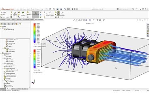 SOLIDWORKS Flow Simulation for heat, oil and gas