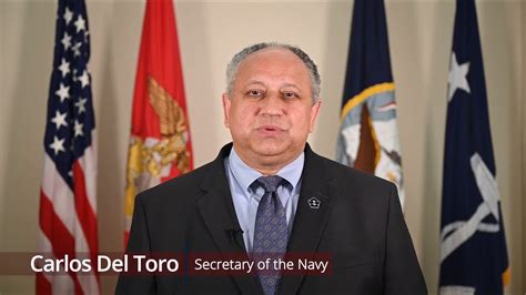 The Honorable Carlos del Toro, Secretary of the Navy - YouTube